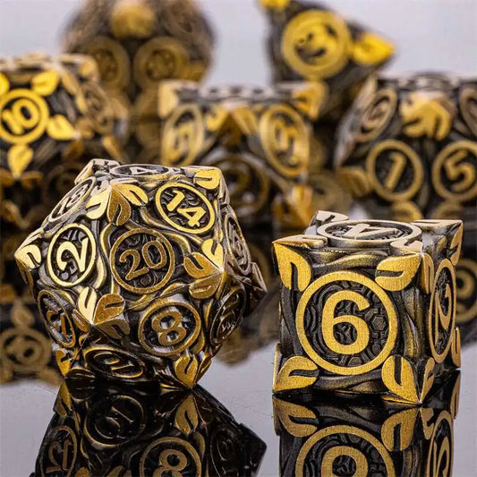 Royal Druid Metal Dice Set