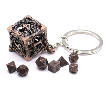 D6 Dice Case Keychain